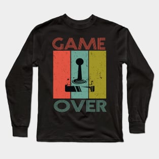 Retro Game Over Gaming Long Sleeve T-Shirt